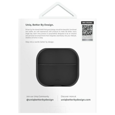 UNIQ etui Lyden DS AirPods 4 czarny/dallas black