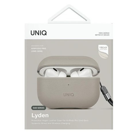 UNIQ etui Lyden DS AirPods Pro 2 gen(2022/2023) beżowo-zielony/ivory-lichen green