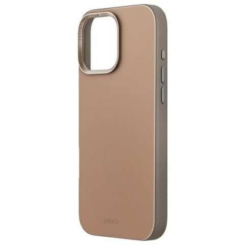 UNIQ etui Lyden DS iPhone 16 Pro 6.3" Magclick Charging brązowo-szary/flint grey