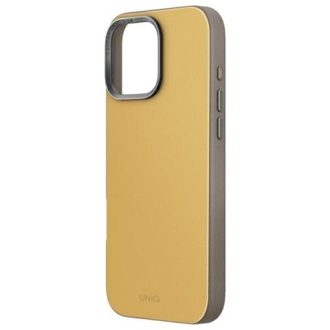 UNIQ etui Lyden DS iPhone 16 Pro 6.3" Magclick Charging żółto-szary/yellow-grey