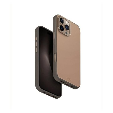 UNIQ etui Lyden DS iPhone 16 Pro Max 6.9" Magclick Charging brązowo-szary/brown-flint grey