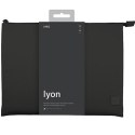 UNIQ etui Lyon laptop Sleeve 14"czarny/midnight black Waterproof RPET