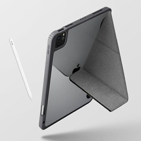 UNIQ etui Moven iPad Pro 12,9" (2021)Antimicrobial szary/charcoal grey