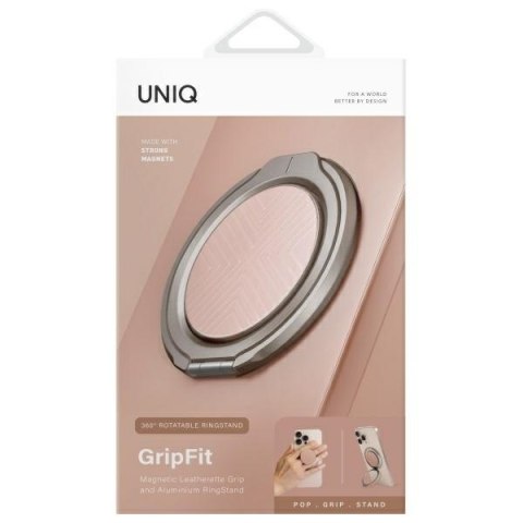 UNIQ Gripfit 360 Magnetic Mount&Kickstand Uchwyt Magnetyczny różowy/blush pink