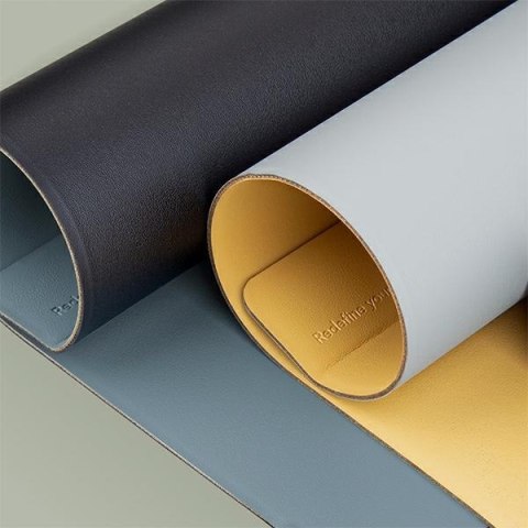 UNIQ Hagen dwustronna magnetycznapodkładka na biurko czarno-niebieski/midnight black-washed blue