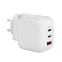 UNIQ Ład. siec. Verge Pro 66W Gan USB-Cbiały/cloud white