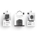UNIQ Ład. siec. Voyage World Adapter 33W+ 2xUSB + PD 18W + QC 3.0 szary/charcoal grey (LITHOS Collective)