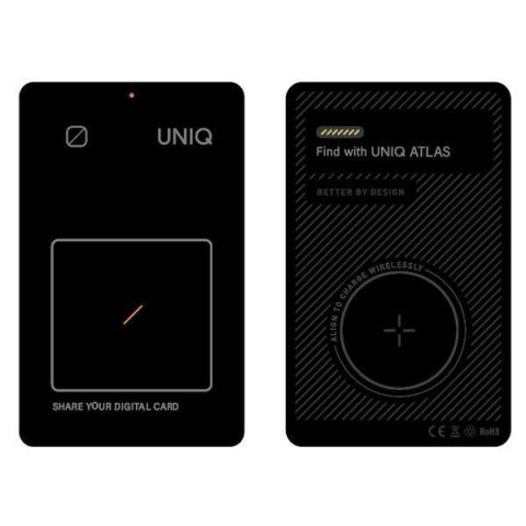 UNIQ Lokalizator NFC Atlasszary/graphite UNIQ-ATLASCARDTRK-GRAPHITE