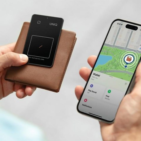 UNIQ Lokalizator NFC Atlasszary/graphite UNIQ-ATLASCARDTRK-GRAPHITE