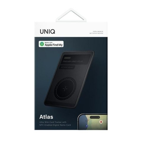 UNIQ Lokalizator NFC Atlasszary/graphite UNIQ-ATLASCARDTRK-GRAPHITE