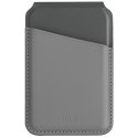 UNIQ Lyden DS magnetyczny portfel RFIDi stojak na telefon szaro-czarny/charcoal grey-black