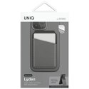UNIQ Lyden DS magnetyczny portfel RFIDi stojak na telefon szaro-czarny/charcoal grey-black