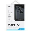 UNIQ Optix Aluminium Camera LensProtector iPhone 14 6.1" / 14 Plus 6.7" midnight black szkło na obiektyw aparatu z aplikatorem