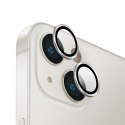 UNIQ Optix Aluminium Camera LensProtector iPhone 14 6.1" / 14 Plus 6.7" sterling silver szkło na obiektyw aparatu z aplikatorem