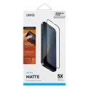 UNIQ Optix Matte iPhone 16 Plus / 15 Plus / 14 Pro Max 6.7" matowe szkło hartowane z aplikatorem