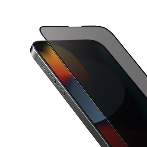 UNIQ Optix Privacy iPhone 14 6.1" / 136.1" / 13 Pro 6.1" prywatyzujące szkło hartowane z aplikatorem