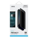 UNIQ Optix Privacy iPhone 16 / 15 / 14 Pro 6.1" prywatyzujące szkło hartowane z aplikatorem