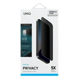 UNIQ Optix Privacy iPhone 16 Plus / 15 Plus / 14 Pro Max 6.7
