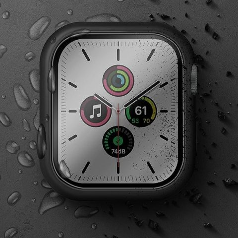 UNIQ etui Nautic Apple Watch Series 7/8/9 45mm czarny/black