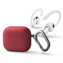 UNIQ etui Nexo AirPods 3 gen + Ear HooksSilicone czerwony/coral