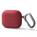 UNIQ etui Nexo AirPods 3 gen + Ear HooksSilicone czerwony/coral