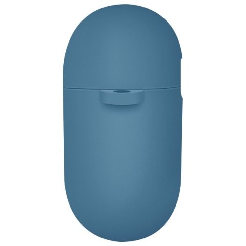 UNIQ etui Nexo AirPods 4 + Ear Hooks Silicone niebieski/pacific blue