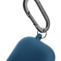 UNIQ etui Nexo AirPods 4 + Ear Hooks Silicone niebieski/pacific blue