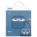 UNIQ etui Nexo AirPods 4 + Ear Hooks Silicone niebieski/pacific blue