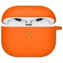 UNIQ etui Nexo AirPods 4 + Ear Hooks Silicone pomarańczowy/volt orange