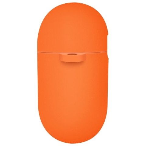 UNIQ etui Nexo AirPods 4 + Ear Hooks Silicone pomarańczowy/volt orange