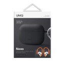 UNIQ etui Nexo AirPods Pro 2 gen + EarHooks Silicone (2022/2023) szary/charcoal grey