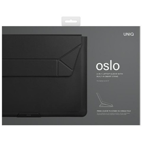 UNIQ etui Oslo laptop Sleeve 14"czarny/black