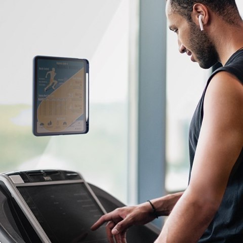 UNIQ etui Rovus iPad Pro 11" (2020-2022) / Air 10.9" (2020-2022) czarny/ebony black Magnetic Case