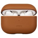 UNIQ etui Terra AirPods Pro 2 gen.Genuine Leather (2022/2023) brązowy/toffee brown