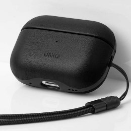 UNIQ etui Terra AirPods Pro 2 gen.Genuine Leather (2022/2023) czarny/dallas black