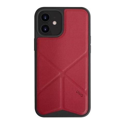 UNIQ etui Transforma iPhone 12 mini 5,4"czerwony/coral red