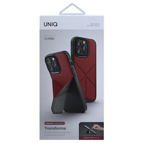 UNIQ etui Transforma iPhone 13 Pro / 136,1" czerwony/coral red MagSafe