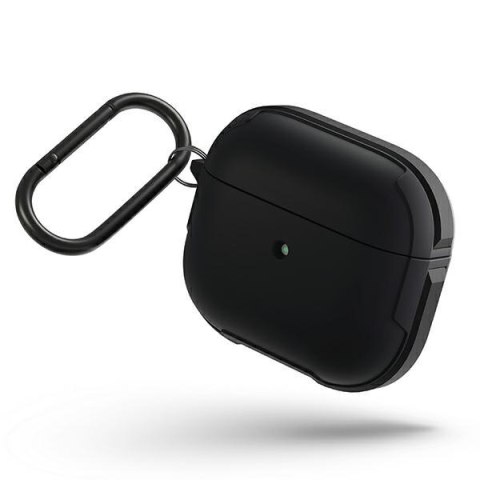 UNIQ etui Valencia AirPods 3czarny/midnight black Antimicrobial