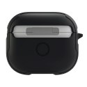UNIQ etui Valencia AirPods 3czarny/midnight black Antimicrobial