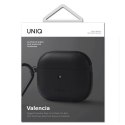 UNIQ etui Valencia AirPods 3czarny/midnight black Antimicrobial