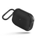 UNIQ etui Valencia AirPods Proczarny/midnight black Antimicrobial