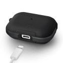 UNIQ etui Valencia AirPods Proczarny/midnight black Antimicrobial