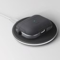UNIQ etui Valencia AirPods Proczarny/midnight black Antimicrobial