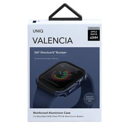 UNIQ etui Valencia Apple Watch Series 4/5/6/SE/SE3 40mm. niebieski/atlantic blue
