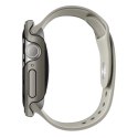 UNIQ etui Valencia Apple Watch Series 46mm srebrny/titanium silver