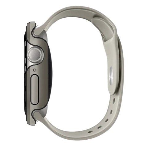 UNIQ etui Valencia Apple Watch Series 46mm srebrny/titanium silver