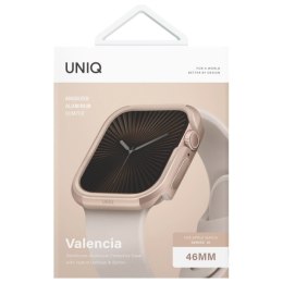UNIQ etui Valencia Apple Watch Series 46mm złoty/gold