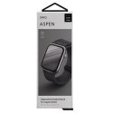 UNIQ pasek Aspen Apple Watch 40/38/41mm Series 1/2/3/4/5/6/7/8/9/SE/SE2/SE3 Braided szary/granite grey