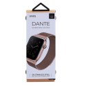 UNIQ pasek Dante Apple Watch Series 1/2/3/4/5/6/7/8/9/SE/SE2/SE3 38/40/41mm Stainless Steel różwo-złoty/rose gold