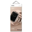 UNIQ pasek Linus Apple Watch Series 1/2/3/4/5/6/7/8/9/SE/SE2/SE3 38/40/41mm. Airosoft Silicone różowy/blush pink